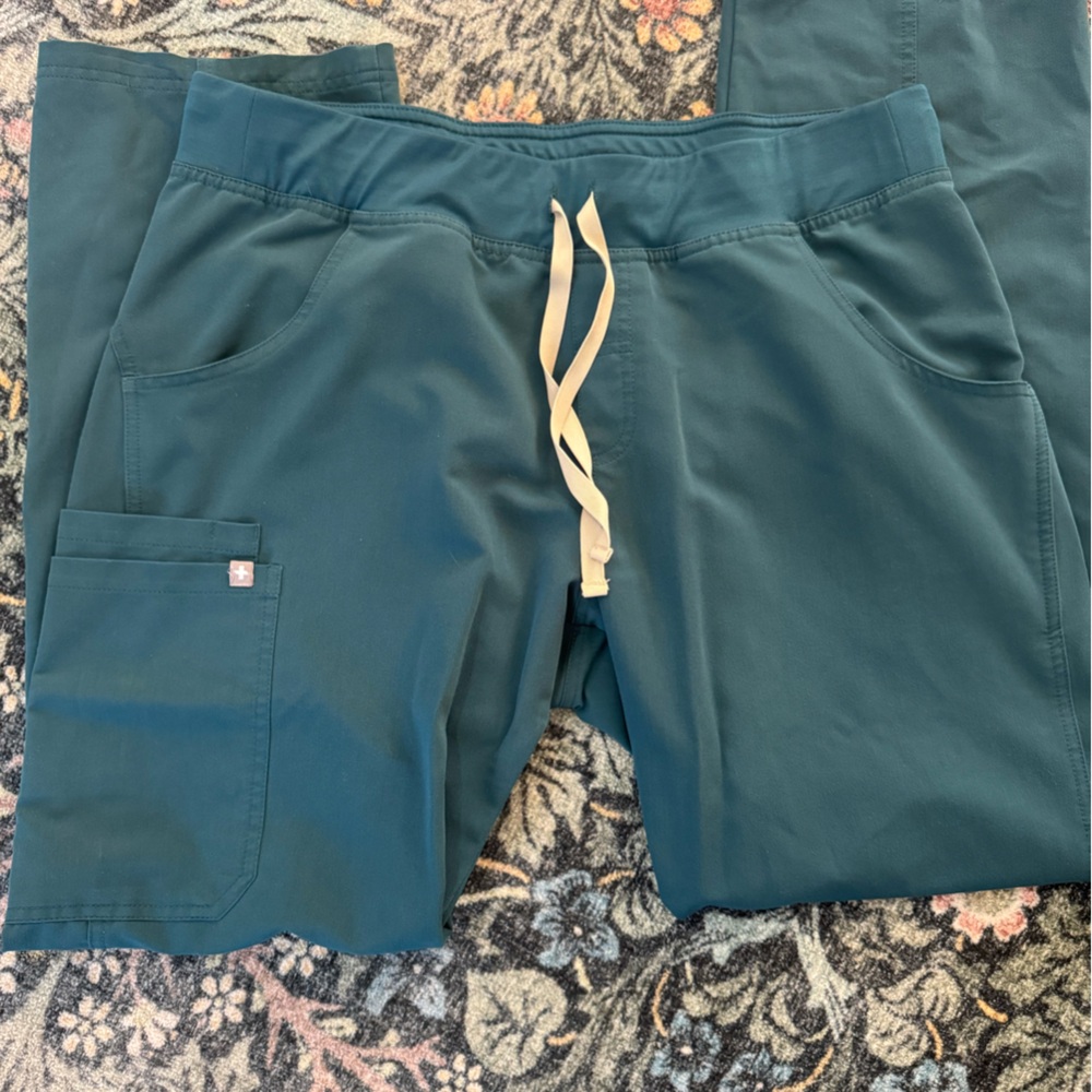 FIGS kade SCRUB PANTS dark teal